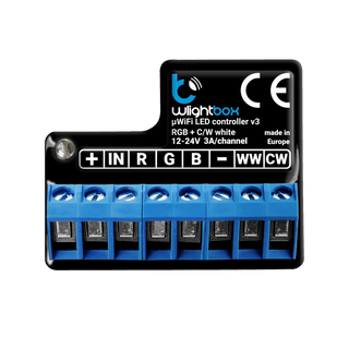 RGBW 5-Ch Wi-Fi LED Controller ~ wLightBox by BleBox | Wired4Signs USA