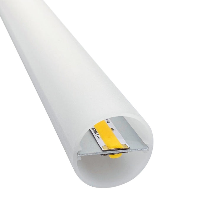 Oval Methacrylate 360deg LED Diffuser Tube ~ Model Oslo Doble - Wired4Signs USA - Buy LED lighting online