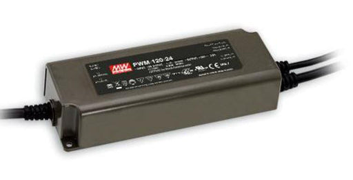 Meanwell PWM-120 120W Single Output LED constant voltage driver - Wired4Signs USA - Buy LED lighting online