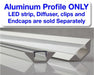 45 Degree Corner LED Channel ~ Model Alu-Corner - Wired4Signs USA - Buy LED lighting online