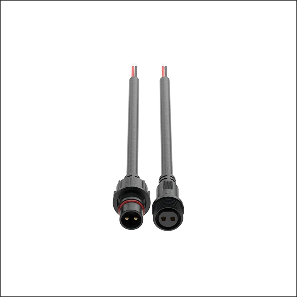 2Pin Black Waterproof IP65 LED Connector For Sale | Best Online