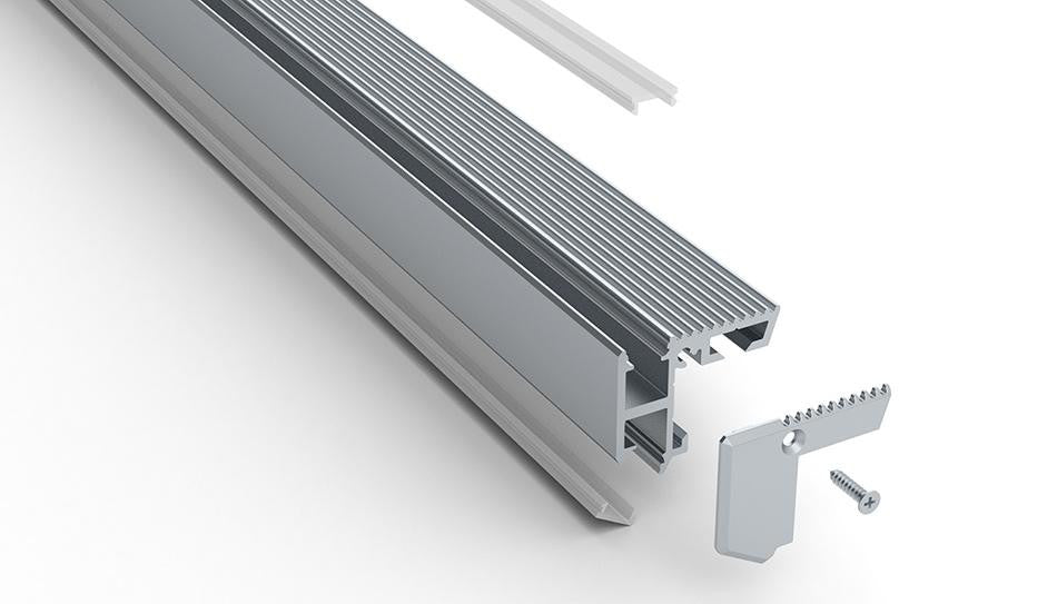 End Cap for Alu-Stair Nano Profile - Wired4Signs USA - Buy LED lighting online