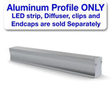 Surface Mount LED Strip Channel ~ Model SLW20 [Profile Only] - Wired4Signs USA - Buy LED lighting online