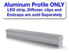 Surface Mount LED Strip Channel ~ Model SLW20 [Profile Only] - Wired4Signs USA - Buy LED lighting online