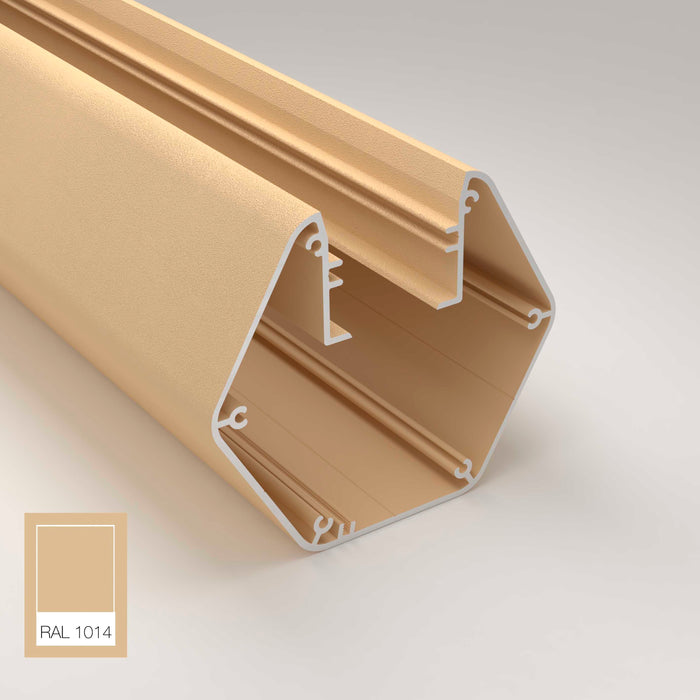 Precoated LED Hexagon Light Channel ~ Model Paco