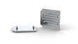 (Discontinued) Aluminum end cap for PL35D LED profile w/out cable hole - Wired4Signs USA - Buy LED lighting online