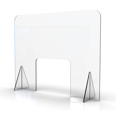 Standard Portable Plastic Sneeze Guard - Wired4Signs USA - Buy LED lighting online