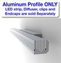 Linear LED Wall Sconce Channel ~ Model PL35S - Wired4Signs USA - Buy LED lighting online
