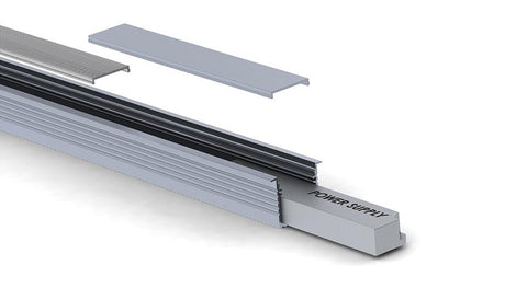 Recess LED Strip Channel ~ Model RPLA [Profile Only] - Wired4Signs USA - Buy LED lighting online