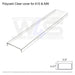 Polycarb Clear cover for A10 & A89 - Dif4 (2meter/6.56ft length) - Wired4Signs USA