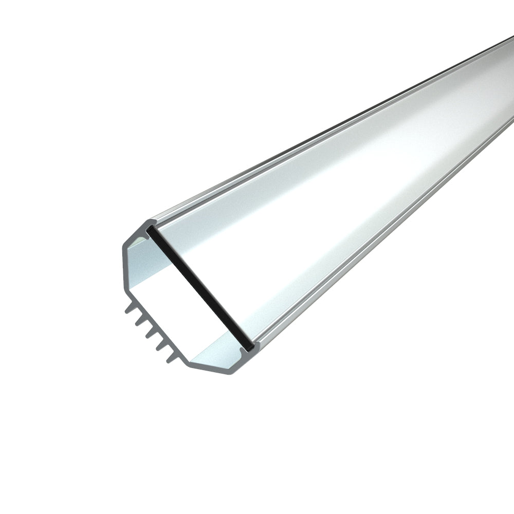 45 Degree Corner or Surface LED Channel ~ A103B [Profile Only] - Wired4Signs USA - Buy LED lighting online