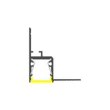 Plaster-in Ceiling Perimeter Lighting Channel ~ Model Alu-Ceiling US - Wired4Signs USA - Buy LED lighting online