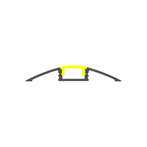 LED Floor Lighting Strip Surface Mount Channel ~ Model Alu-Flat - Wired4Signs USA - Buy LED lighting online