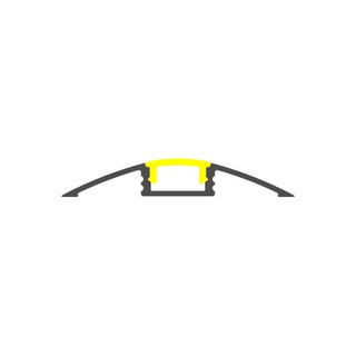 LED Floor Lighting Strip Surface Mount Channel ~ Model Alu-Flat - Wired4Signs USA - Buy LED lighting online