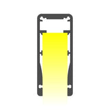 LED Glass Railing Edge-Lit LED Strip Channel ~ Model Alu-Glass - Wired4Signs USA - Buy LED lighting online