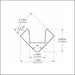 45 Degree Corner Mount LED Channel ~ Model ALU-45 - Wired4Signs USA - Buy LED lighting online