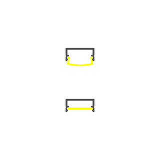 Lightweight Surface Mount LED Channel ~ Model Begton12 - Wired4Signs USA - Buy LED lighting online