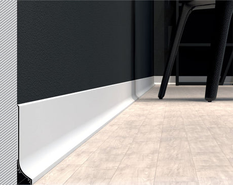 Non-illuminated Aluminum Skirting Profile ~ Model Base - Wired4Signs USA - Buy LED lighting online