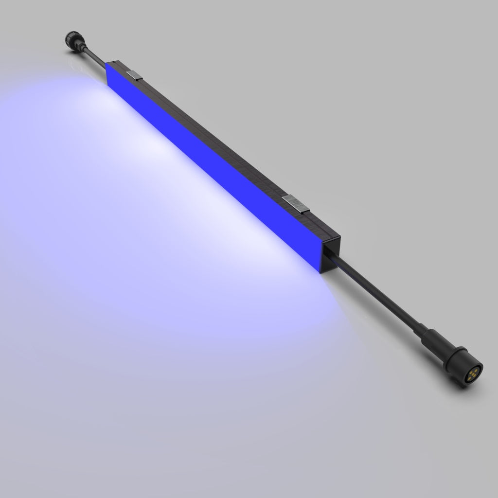 Color-Changing Waterproof Outdoor LED Fixture ~ Black Hibiscus Series - Wired4Signs USA - Buy LED lighting online