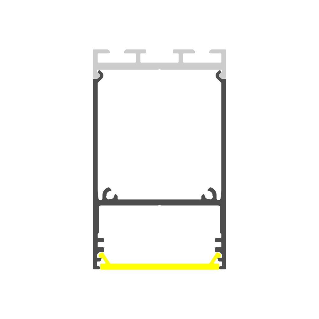 Suspended & Surface Mount LED Aluminum Channel ~ Model Combo30-01