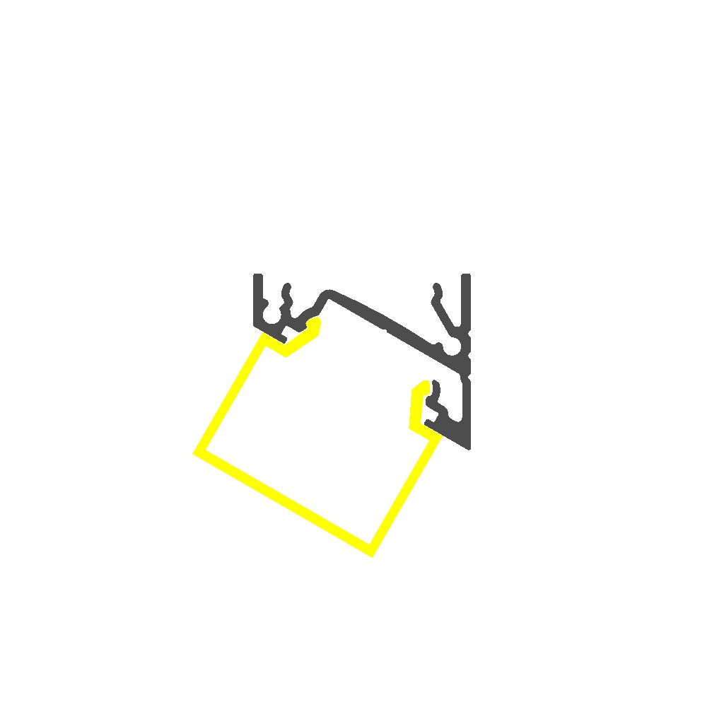 30/60 Degree Corner LED Channel ~ Model Corner14 - Wired4Signs USA - Buy LED lighting online