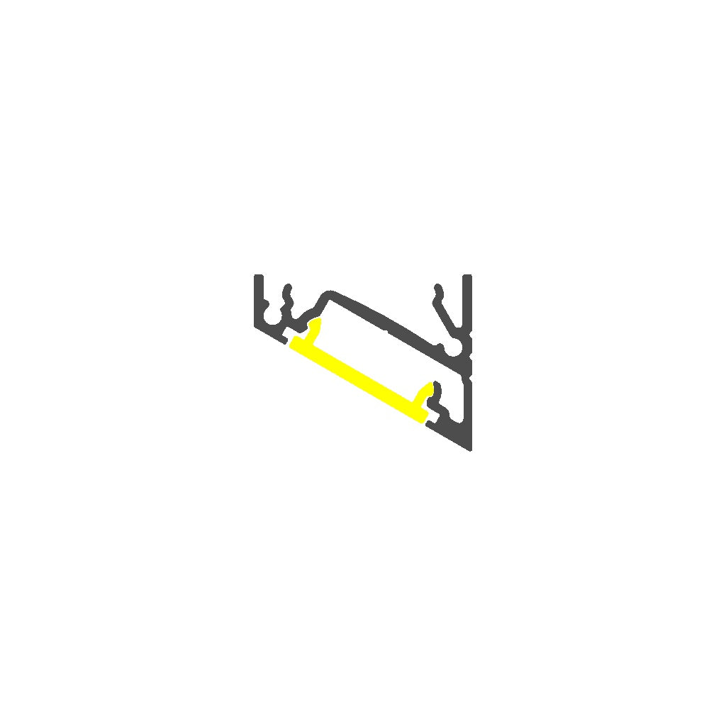 30/60 Degree Corner LED Channel ~ Model Corner14 - Wired4Signs USA - Buy LED lighting online