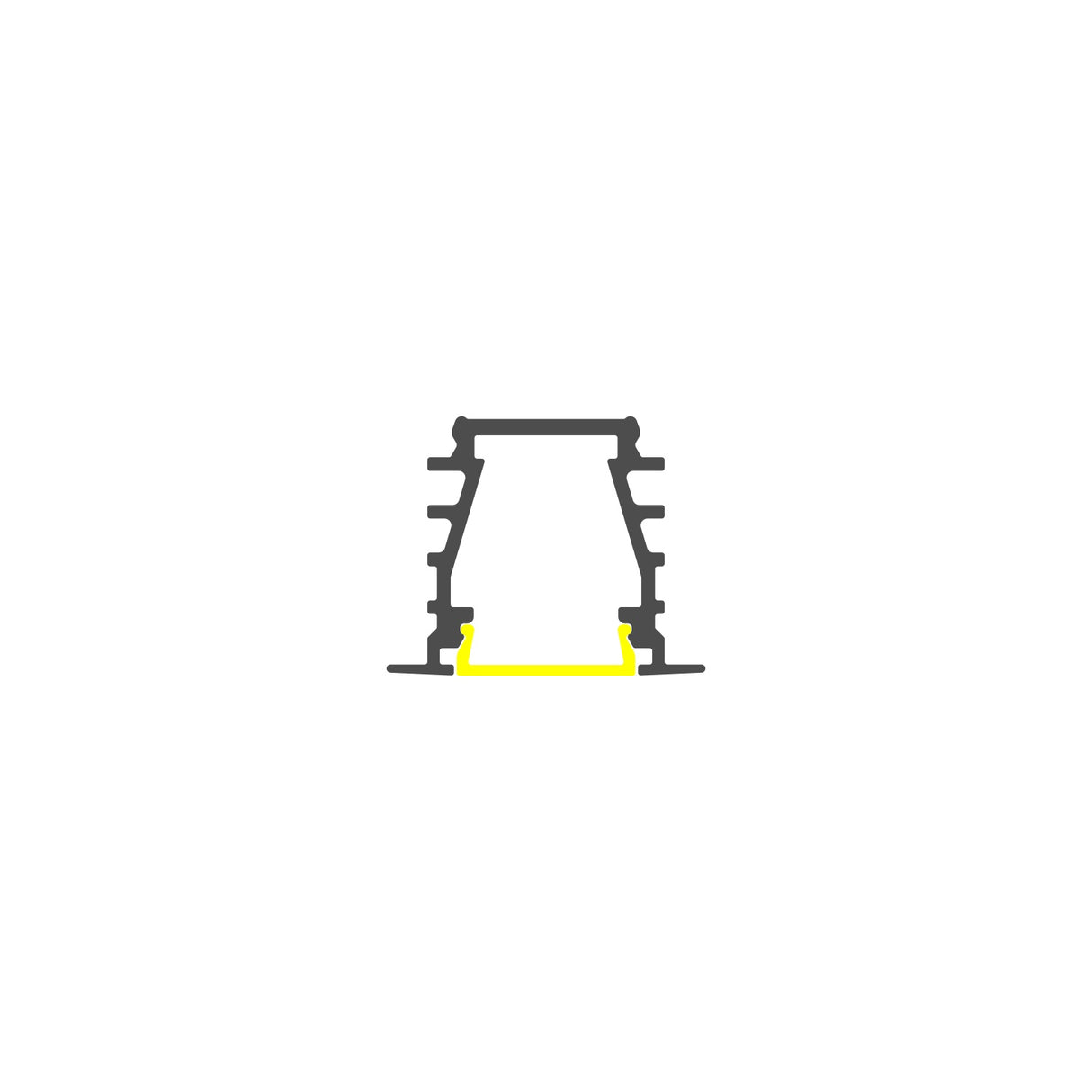 0.39" Recessed LED Channel ~ Model Deep10 - Wired4Signs USA - Buy LED lighting online