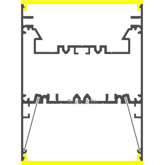 Direct/Indirect Linear Pendant Lighting LED Channel ~ Model DPL70FL - Wired4Signs USA - Buy LED lighting online