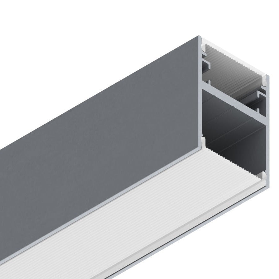 Rectangular LED Linear Pendant - Model DPLS [Profile Only] - Wired4Signs USA - Buy LED lighting online