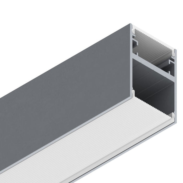 Rectangular LED Linear Pendant - Model DPLS [Profile Only] - Wired4Signs USA - Buy LED lighting online