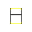 Rectangular LED Linear Pendant - Model DPLS [Profile Only] - Wired4Signs USA - Buy LED lighting online