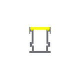 Drive-safe Embedding LED Profile ~ Model Dublin XL - Wired4Signs USA - Buy LED lighting online
