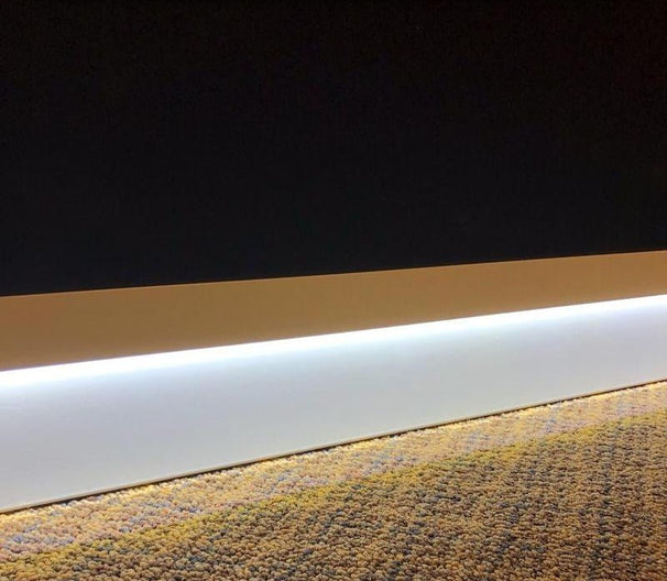 Baseboard LED Lighting Profile ~ Model Alu-Baseboard - Wired4Signs USA - Buy LED lighting online