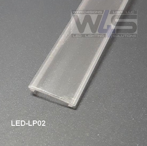 LED Diffuser for Standard Easy-On Profiles - Wired4Signs USA - Buy LED lighting online
