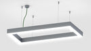 Linear Suspension Lighting LED Direct/Indirect Profile ~ Model DPL55-FL - Wired4Signs USA - Buy LED lighting online