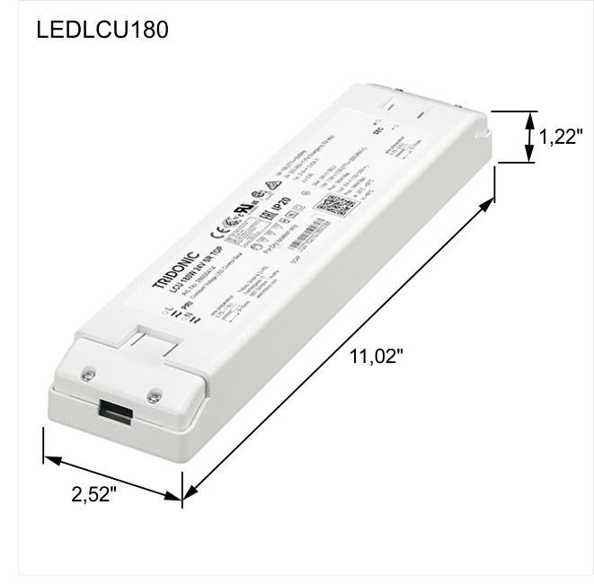 Tridonic LCU Indoor LED Driver ~ 5 Year Warranty - Wired4Signs USA - Buy LED lighting online