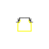 Recessed Easy Mounting LED Channel ~ Model Groove14 - Wired4Signs USA - Buy LED lighting online