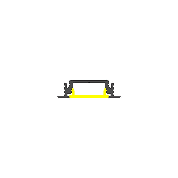 Recessed Easy Mounting LED Channel ~ Model Groove14 - Wired4Signs USA - Buy LED lighting online