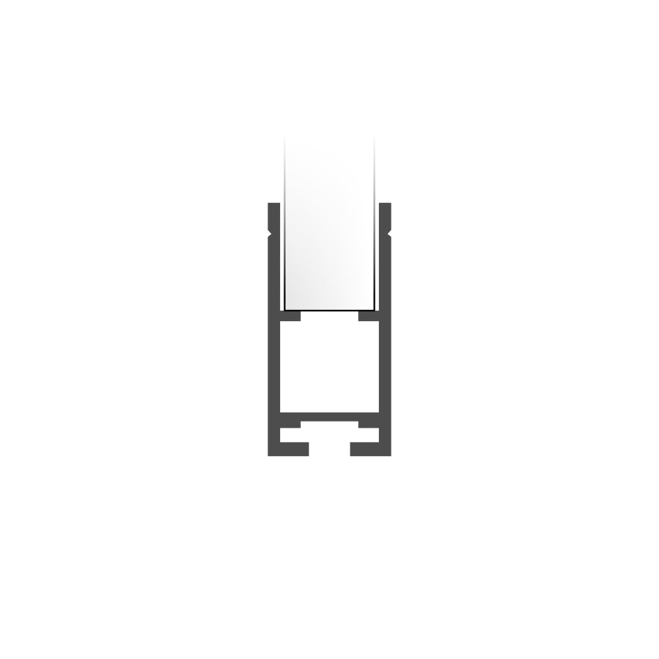 Edge-lit Acrylic Sign Base Channel ~ Model Hannover - Wired4Signs USA - Buy LED lighting online