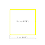 2.91" Square Polycarbonate LED Lighting Tube ~ Model Holston74 - Wired4Signs USA - Buy LED lighting online
