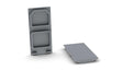 Aluminum end cap for PLS33 without cable hole - Wired4Signs USA - Buy LED lighting online