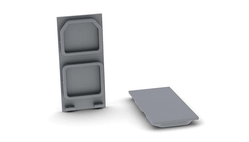 Aluminum end cap for PLS33 without cable hole - Wired4Signs USA - Buy LED lighting online