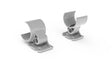 ABS mounting bracket for Alu-Round LED profile (0-180 degree/adj.) - Wired4Signs USA - Buy LED lighting online