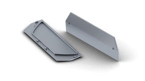 Aluminum end cap for SPLW116 LED profile w/out cable hole - Wired4Signs USA - Buy LED lighting online