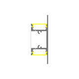 Up & Down Wall Accent LED Profile ~ Model Kentucky - Wired4Signs USA - Buy LED lighting online