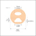 Flexible Diffuser for LED Strip ~ Model Neon Redondo XL - Wired4Signs USA - Buy LED lighting online