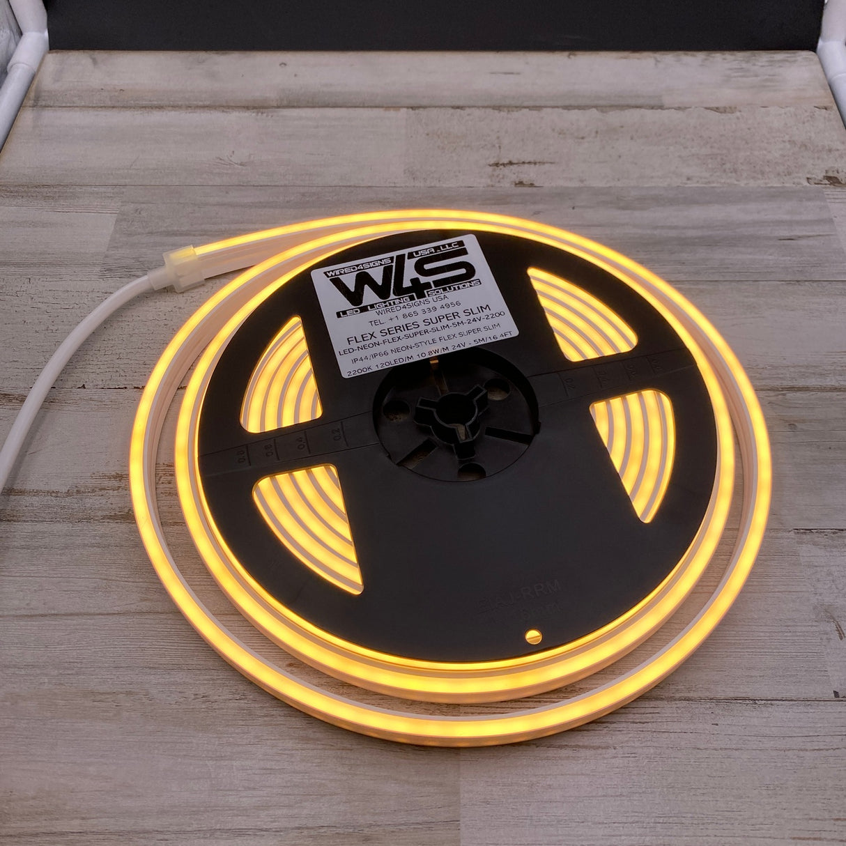 Color IP44/IP66 Neon-Style Flexible LED Light Line ~ Flex Super Slim Series - Wired4Signs USA - Buy LED lighting online