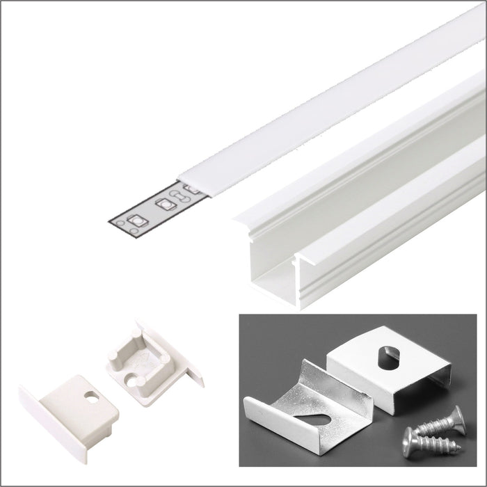 0.39" Recessed LED Channel ~ Model Smart-In10