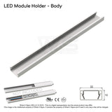 PVC Light Track for Storefront LED Lights - Wired4Signs USA - Buy LED lighting online