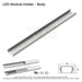 PVC Light Track for Storefront LED Lights - Wired4Signs USA - Buy LED lighting online